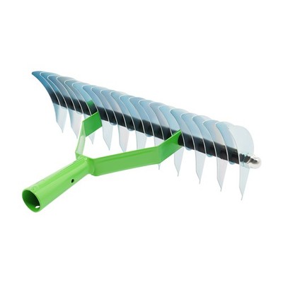 21 Tine Thatch Rake Head Dual-function Lawn Rake Garden Rake For Yard Backyard