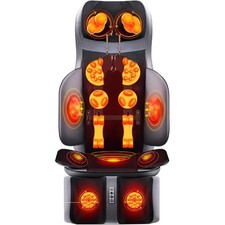 Multi-Function Massage Cushion - Neck/Back/Leg Kneading, Heating  Vibration