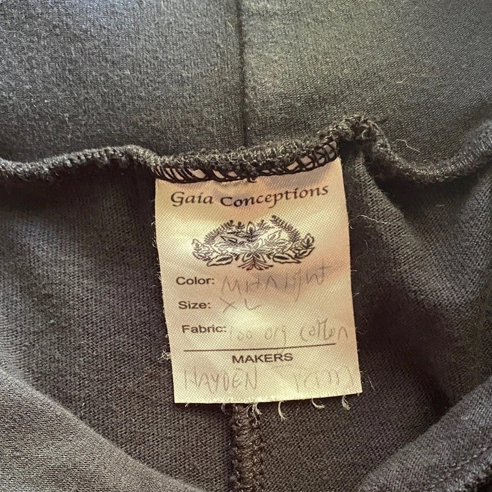 Gaia Conceptions Pockets Please Simplicity Pedal Pushers Pants Midnight Size XL - Image 4 of 4