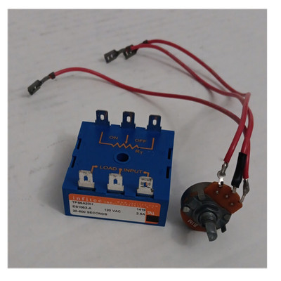 Infitec TPS5A23H Delay-Off Time Delay Relay 120VAC 20-600s 2.5A 6-Pin SPST