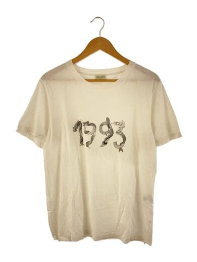 SAINT LAURENT T shirt M cotone WHT