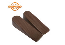 Brown Rubber Door Stops 2 Per Pack