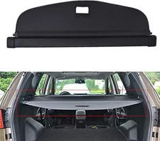 munirater Rear Black Cargo Trunk Luggage Retractable Shade Cover 