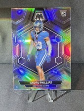 2024 Panini Mosaic Andru Phillips Rookie Card #362 SILVER PRIZM NY Giants (RC)