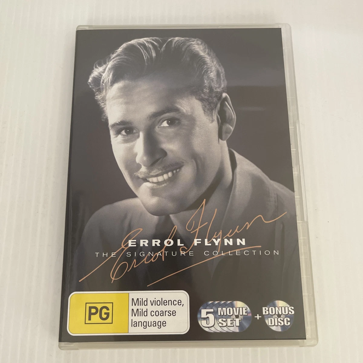 Errol Flynn Signature Collection | DVD | 5 Movie Set | Like New | Sent Tracked