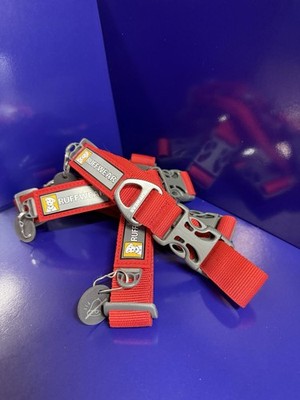 Ruffwear, Front Range Dog Collar, Adjustable, Pack of 4, Red Sumac, New W/O Tags