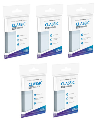 Ultimate Guard Classic Soft Sleeves Standard 5x 100 Stück Sammelhüllen