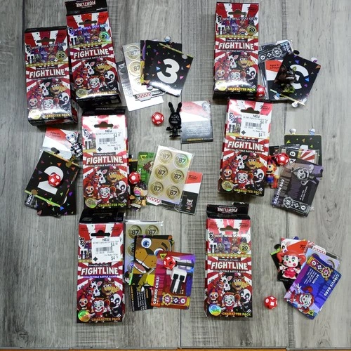 Funko Fightline Five Nights at Freddy's FNAF Lot of 7