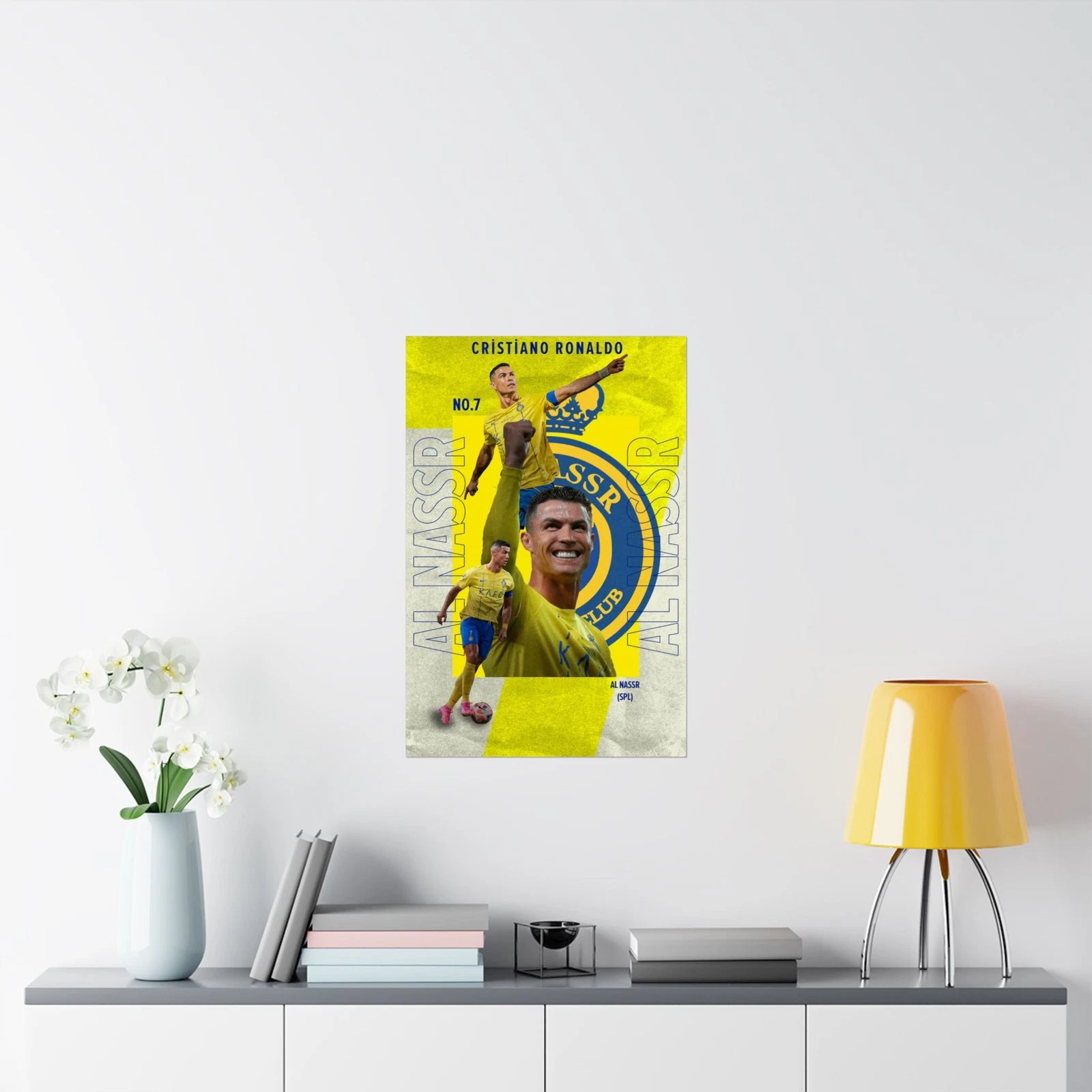 Ronaldo Al-Nassr Vertical Poster - Premium Matte Wall Decor for Fans