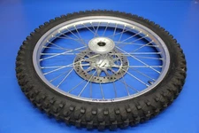 2009 01-25 XT250 XT 250 225 Front Wheel Spindle Hub Center Rim Tire Rotor Pivot