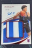 2021-22 Panini Immaculate Collegiate Jalen Johnson Premium Patch Auto Red RC /25