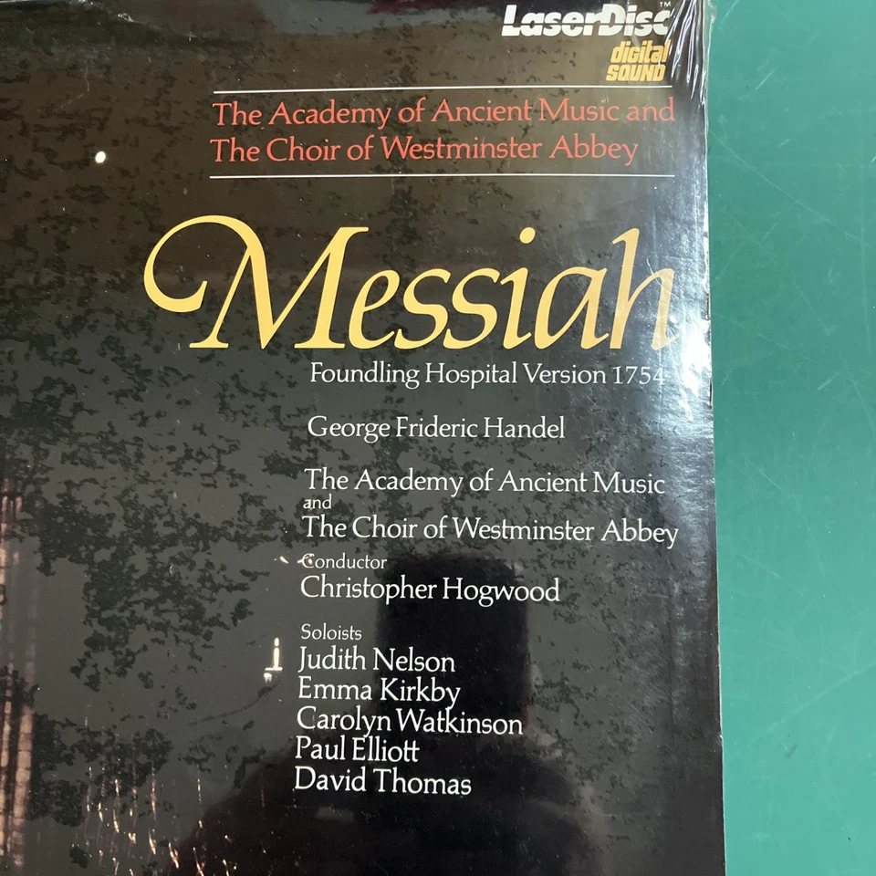 LaserDisc Messiah by Westminster Choir & Academy of Ancient Music. NEW & SEALED - Image 2 of 4