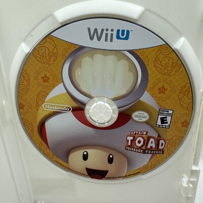 Captain Toad Treasure Tracker Nintendo Wii U 2014 Disc, Generic Case (NO MANUAL)