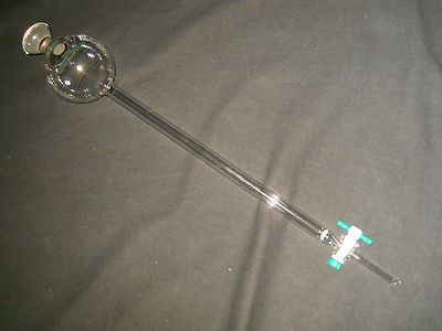 250ml 12'' E.L. Chromatography Column W/ Frit Disc, 35/20 Sphere Joint, Chip