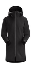 Arc'teryx Nalo Jacket Gore Windstopper Softshell Coat Womens Xs Black