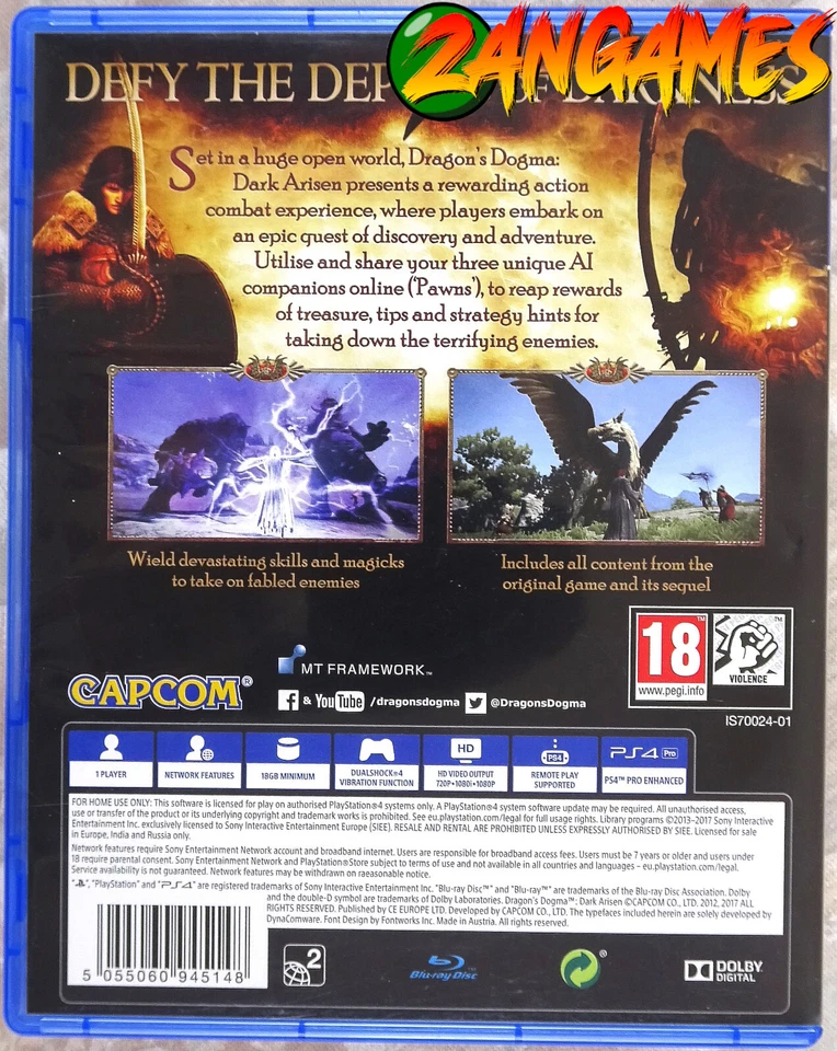 Dragon's Dogma: Dark Arisen (Playstation 4) - Image 2 of 4