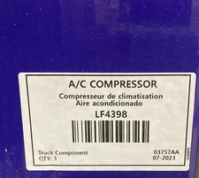 ~ NEW GENUINE TRP BRAND ~ KENWORTH PETERBILT R134a A/C COMPRESSOR-SHD ~ LF4398