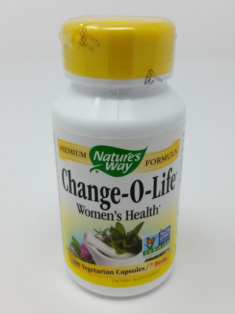 Natures Way Change O Life Womens Health Supplement 7 Herbs 100 Capsules - 