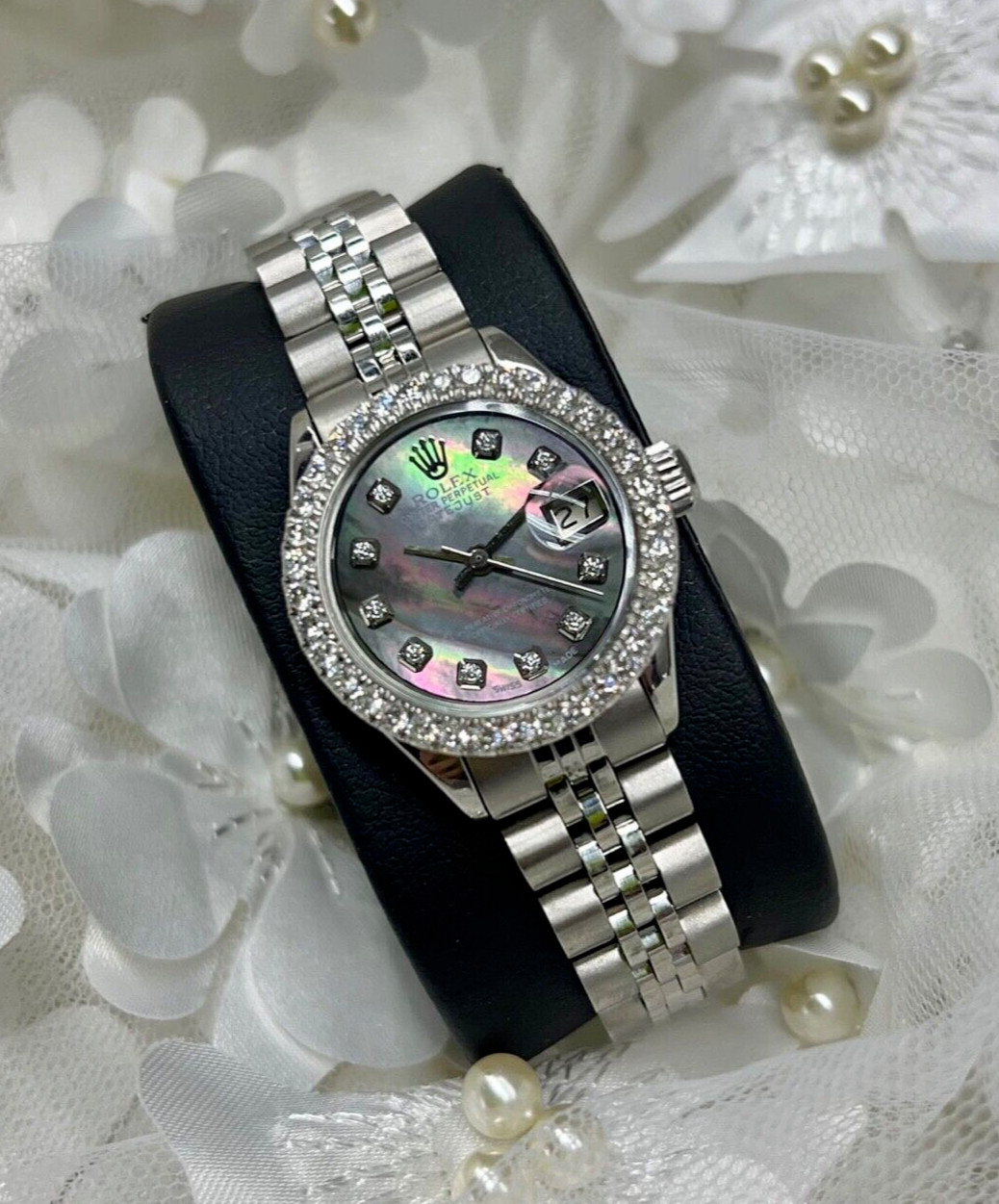 Rolex Datejust Black MOP /Bezel Dress