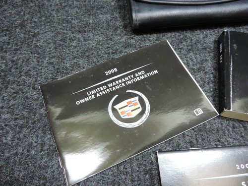 Cadillac SRX 2008 dueño manual manual de instrucciones libro con estuche original - Imagen 4 de 5
