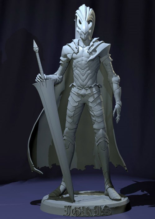 Igris Solo nivelación, kit de pintura de figuras 20 cms, 7,84 pulgadas 1:11