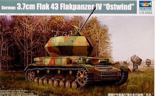 Trumpeter 01520 1:35th scale German 3.7cm Flak 43 Flakpanzer IV Ostwind