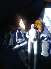 Vintage Marx Johnny West Knight Figure w/ Accessories