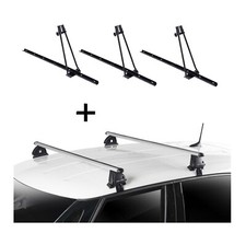 3x Fahrradträger ORION + Dachträger VDP EVO ALU für Skoda Citigo 5 Türer ab 2012