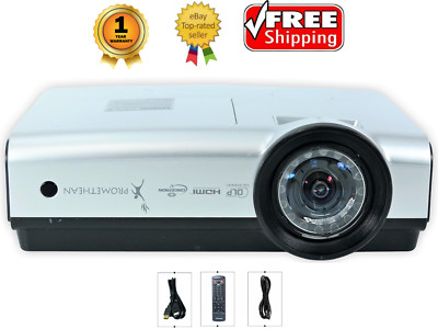 Promethean PRM-35 DLP Projector Short Throw LAN USB HD HDMI 1080i w/Remote