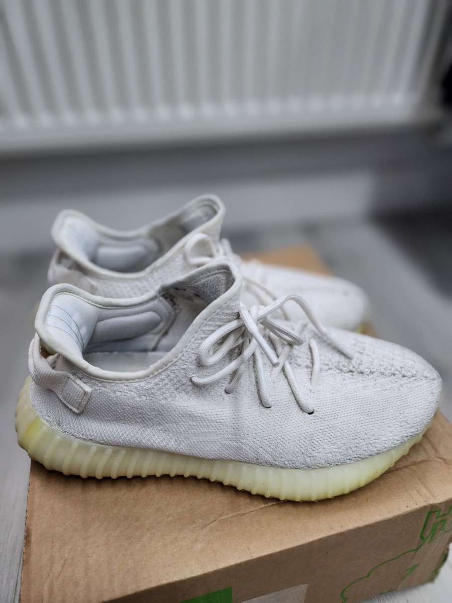 Size UK adidas Yeezy Boost 350 V2 Cream White/Triple White