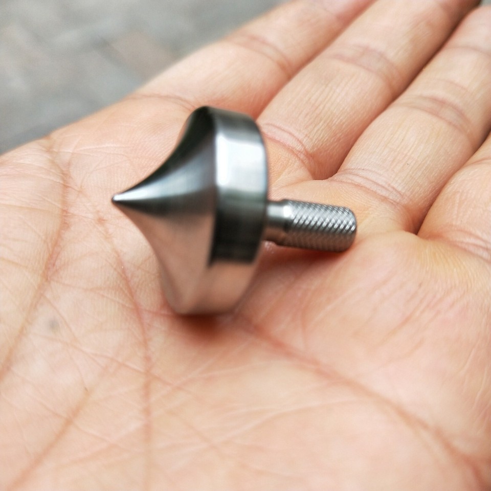 New Stainless Steel Hand Twisting Spinning Top Gyro Gyroscope Spinner ...