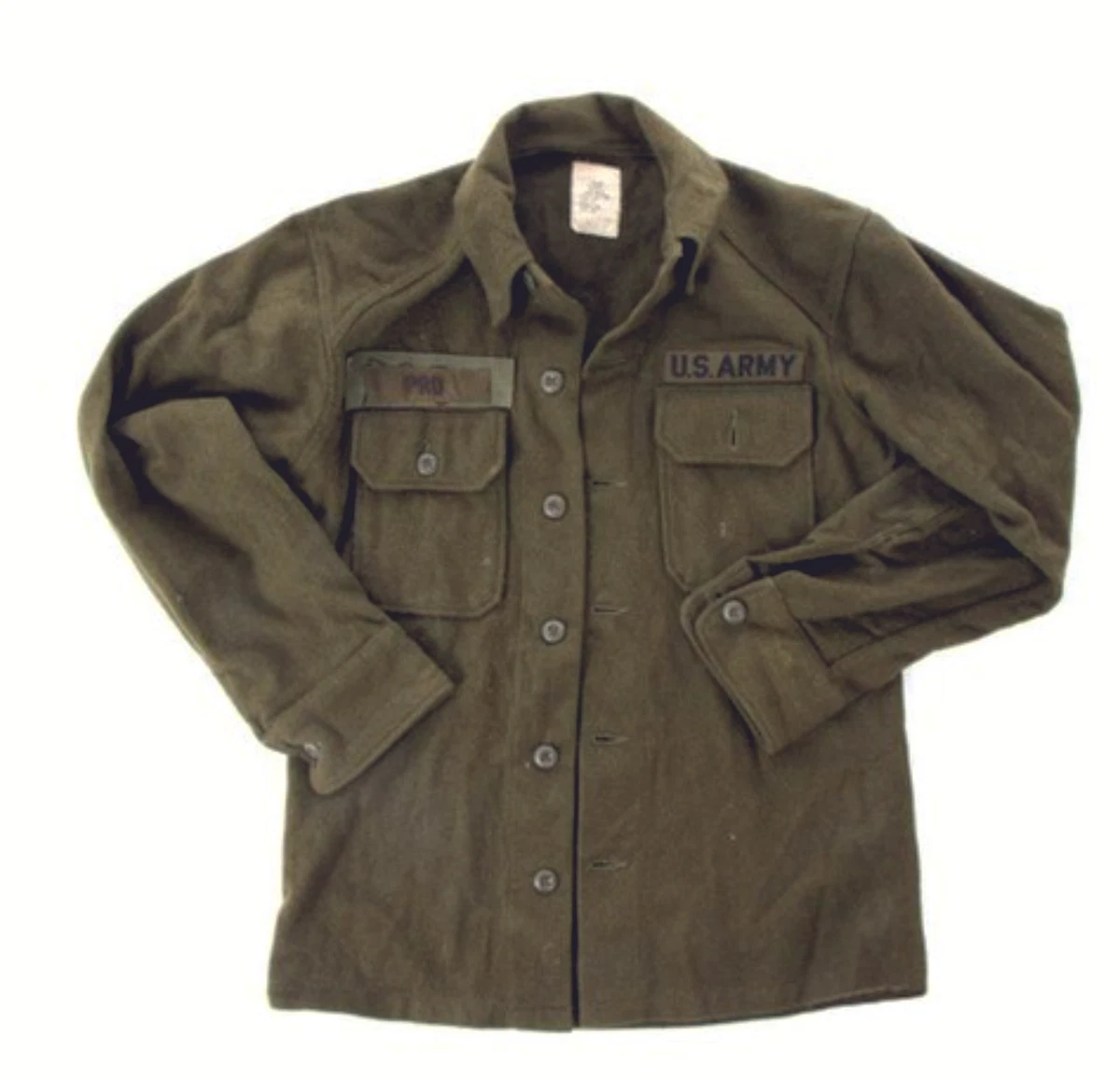 Original US Army M-1951 Wollhemd Feldhemd Gr M Wool Shirt M51 WWII 