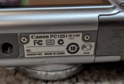 Canon PowerShot A720 IS 8MP Digital Camera 6X Optical in Box - Silver - Picture 11 of 19