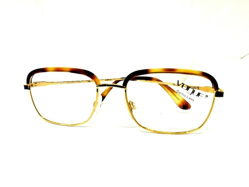 montatura per occhiali da vista uomo vogue manuel donna anni 80 vintage oro  | eBay