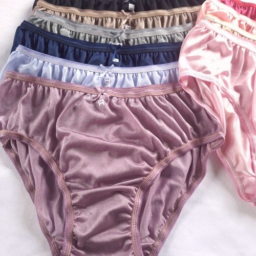 30 Underwear Double Nylon Gusset Soft Smooth Briefs Comfort Hipster Hip38"-42"XL - Picture 6 of 17