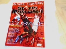 2012-13 LOUISVILLE CARDINALS CHAMPS Team Signed Montrez Harrell, etc. Photo-JSA