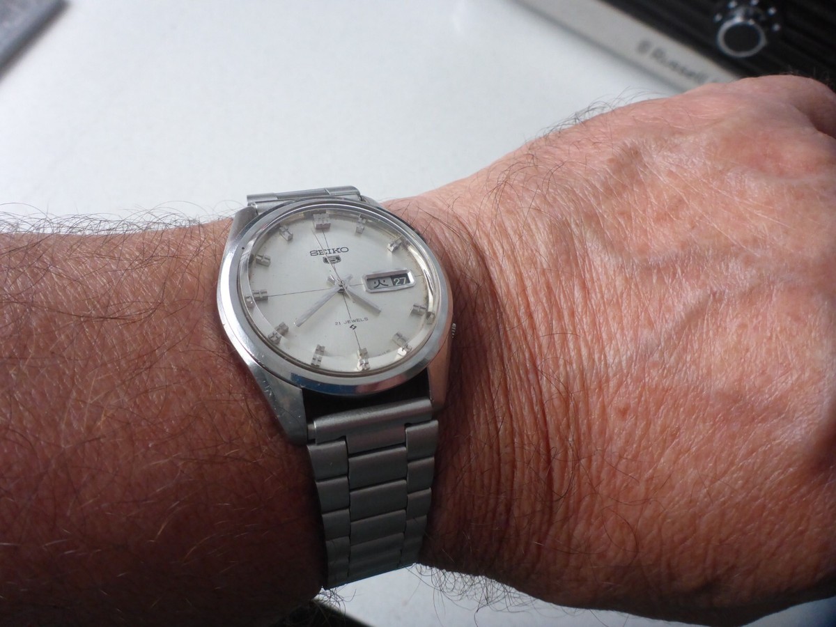 CA0701423 △SEIKO5 セイコー 5 6119-8020 自動巻き アナログ ラウンド 