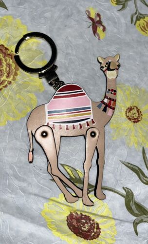 KATE SPADE SPICE THINGS UP JEWELED CAMEL KEY CHAIN