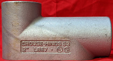CROUSE HINDS 2 CONDUIT BODY LB67 FM7 FERALOY ...