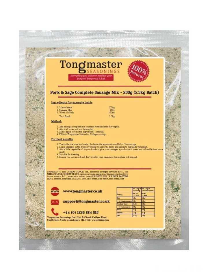 2 BAGS AC Legg's Fresh Chorizo Sausage Seasoning 16 Oz Blend Pork - JT - View #3