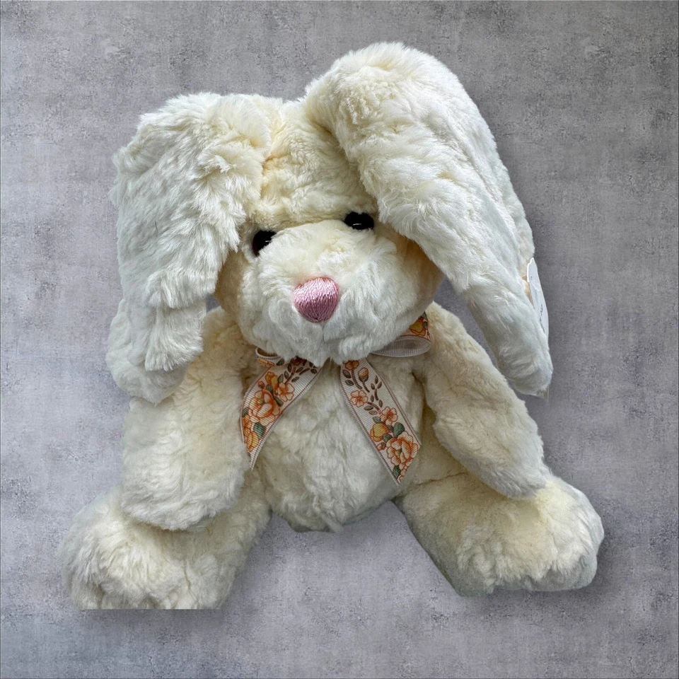 De colección Conejito Peluche Conejo Peluche Años 80 Crema Corea 16" Núcleo de Casa Foto 4 de 4