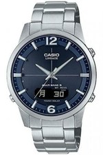 Orologio Uomo Casio Lineage LCW-M170D-2AJF Quadrante Blu Resistente Radio Atomica Solare NUOVO