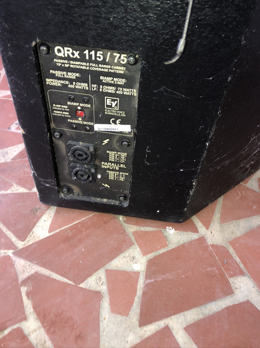 1 Electro-Voice (EV) QRx 115/75 Passive Loudspeaker | eBay
