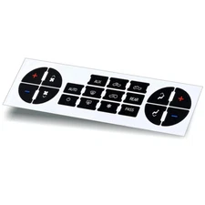 2007-2013 GM AC CLIMATE CONTROL BUTTON DECALS FITS GMC AND CHEVROLET TRUCKS