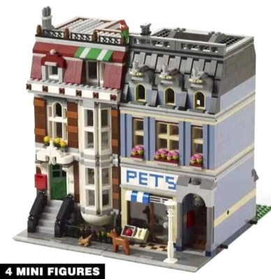 MOC Pet Shop Modular Building Blocks Creator Expert Compatible bricks Set