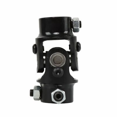 Steering U Joint 3/4-30 Spline X 3/4'' DD Black Universal Coated Steering