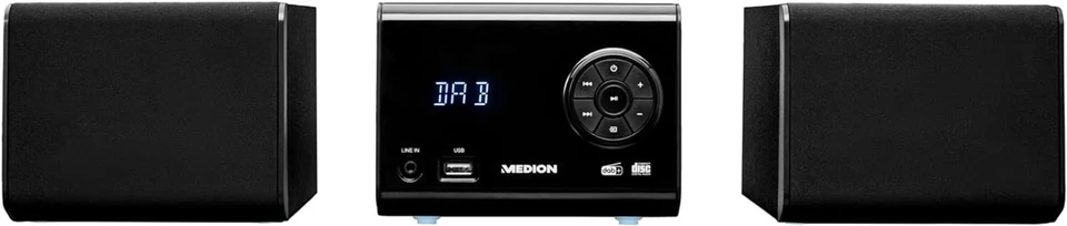 MEDION LIFE MD43021 E64004 Micro-Audio-System Kompaktanlage DAB+/PLL Bluetooth - Bild 4 von 4