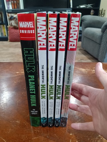 Hulk Planet Hulk Omnibus And Immortal Hulk Hardcovers 1 3 Plus 5 9781302949693 EBay