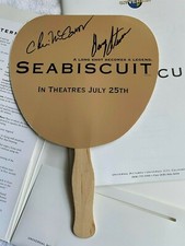 Seabiscuit Press Kit Digital Photos - Autographs Chris McCarron & Gary Stevens 