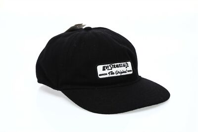 Levi's Black The Original Men's Adjustable Baseball Cap One Size 145961